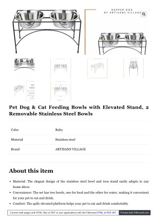 You need to know about pet dog & cat feeding bowls before making a purchase.