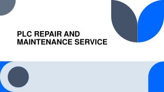 PLC REPAIR AND MAINTENANCE SERVICE 2