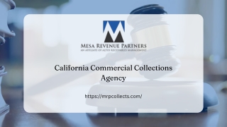 California Commercial Collections Agency | Mesa Revenue Partners