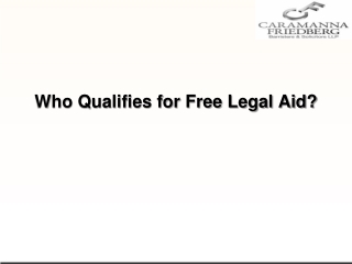 Who Qualifies for Free Legal Aid