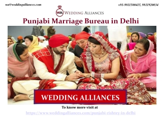 Most Famous Punjabi Marriage Bureau in Delhi