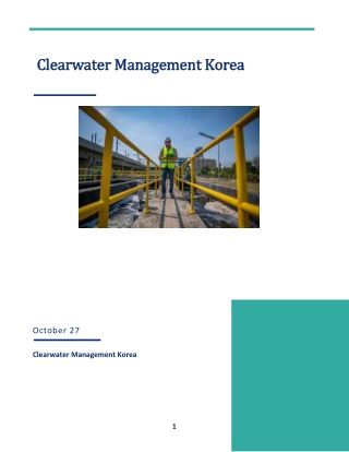 Benefits of Wastewater Treatment Facilities