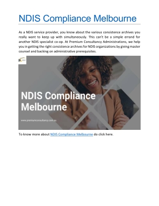 NDIS Compliance Melbourne