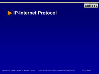 IP-Internet Protocol