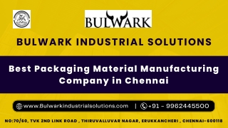 Best Quality Packaging Materials in Chennai