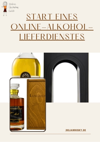Start eines Online-Alkohol-Lieferdienstes