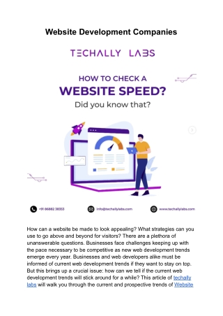 Website Development Companies | Techally labs