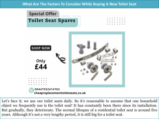 What Are The Factors To Consider While Buying A New Toilet Seat?
