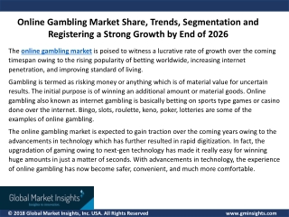 Online Gambling Market
