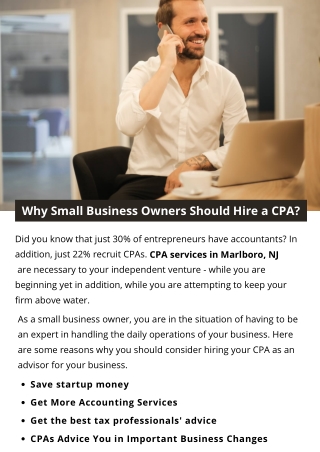 Why Small Business Owners Should Hire a CPA?