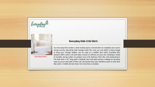 Crib Skirt White | Foreverydaykids.com