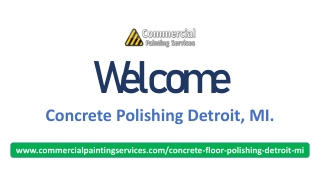 Concrete Polishing Detroit MI