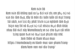 KEM NỀN BB