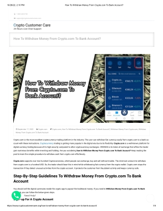 withdraw money