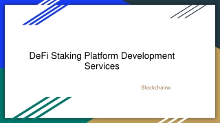 DeFi Staking Platform Development Services28