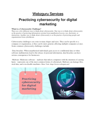 cybersecurity for digital marketing