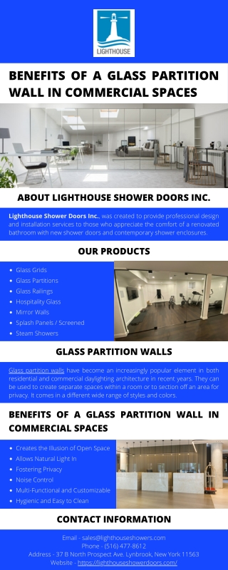 Benefits of a Glass Partition Wall in Commercial Spaces