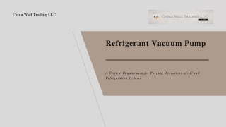 How Critical Are Refrigerant Vacuum Pumps for System and AC