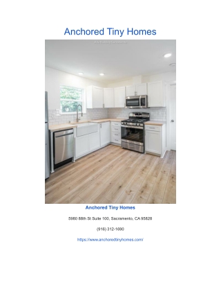 Anchored Tiny Homes