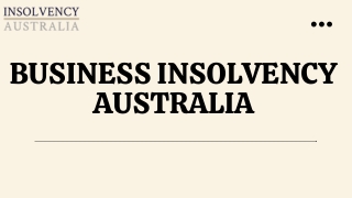 Best Business Insolvency Australia