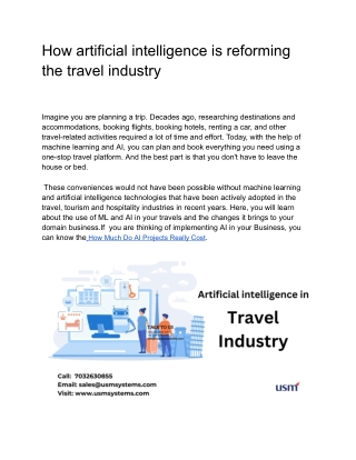 Ai in Travel - Google Docs