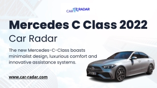 Mercedes C Class 2022 | Car Radar