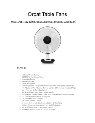 Table Fans_ Buy OrpatTable Fans in India Online _ OrpatGroup