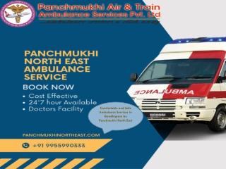 Comfortable and Safe Ambulance Services in Gandhigram by Panchmukhi North East