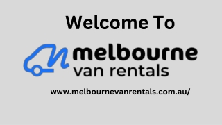 Car Rental Companies - Melbourne Van Rentals
