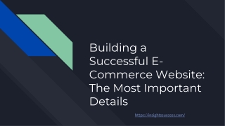 Building a Successful E-Commerce Website_ The Most Important Details