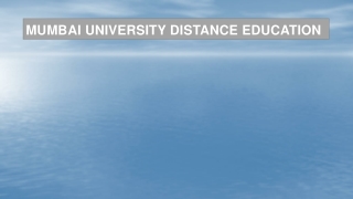 Mumbai University Distance Education