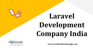 Best Laravel Development Company India