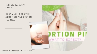 Abortion Pill Florida - Orlando Women's Center