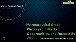 Pharmaceutical Grade Phycocyanin Market Revenue Growth and Quantitative Analysis