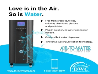 Air-To-Water - The Dew Water Corporation