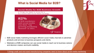 What is Social Media for B2B?
