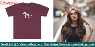 OHCANADASHOP, IS THE BEST PLACE TO BUY CANADIAN UNISEX T-SHIRT ONLINE FOR HIM & HER