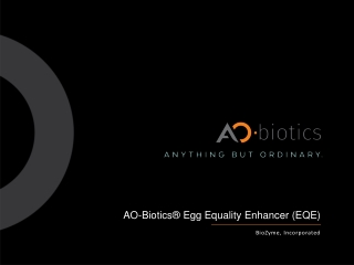 Key point AO-Biotics EQE