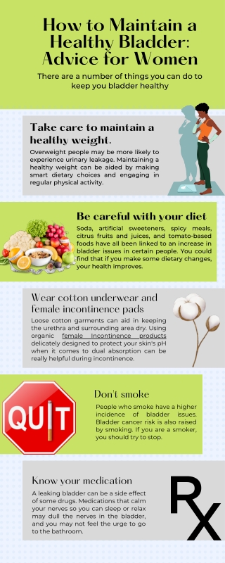 How to Maintain a Healthy Bladder : Advice for Women