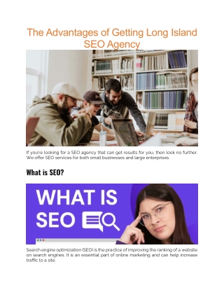 Long island seo agency