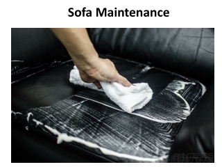 Sofa Maintenance