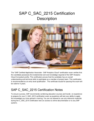 Mock C-SAC-2215 Exams