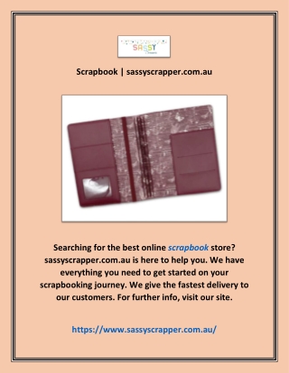 Scrapbook | sassyscrapper.com.au