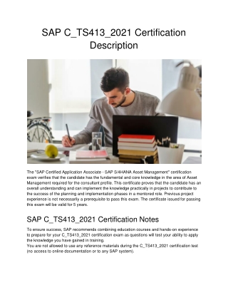 C_TS413_2021 Zertifizierung | Sns-Brigh10
