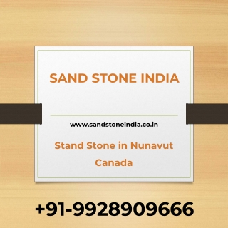 Stand Stone in Nunavut Canada - Sand Stone India