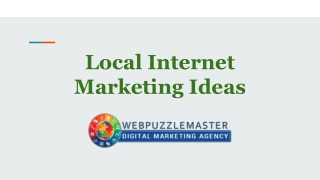 Local Internet Marketing Ideas