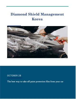 The best way to take off paint protection film from your car