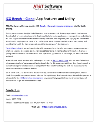 Attsoftware ICO Bench Clone