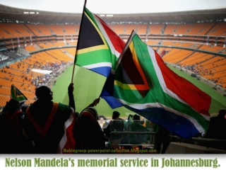 Nelson Mandela's memorial service