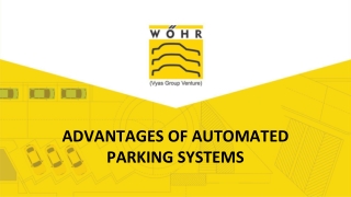 Advantages of Automated Parking Systems